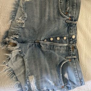 AGOLDE Parker Denim Shorts